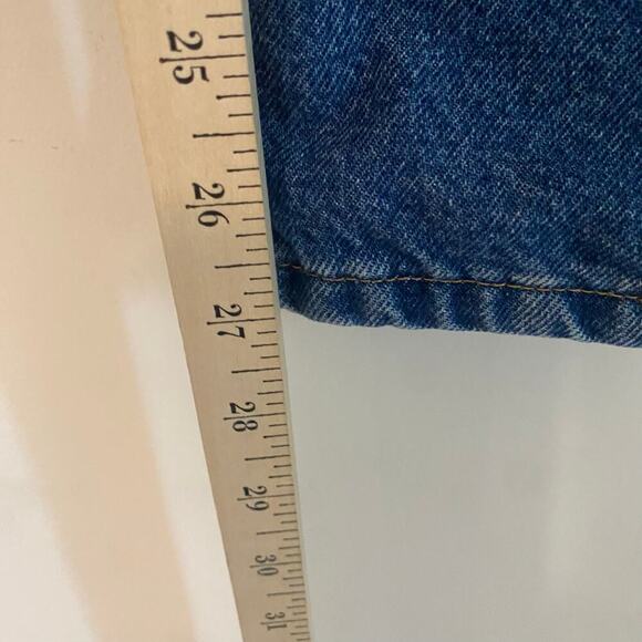 Women’s LLBean Insulated Blue Jeans Cabincore Western High Waisted Mom Relaxed 4 - Picture 5 of 16